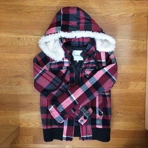 Hurley Red Gingham Jacket